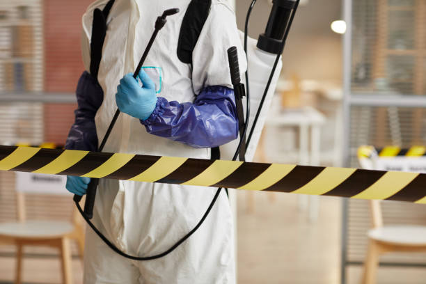 Professional Blood Cleanup technician working in Pendleton, IN